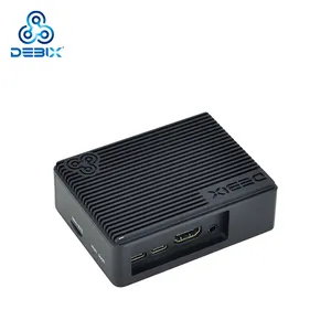 DEBIX barato iMX8MP industrial mini pc Gigabit Network ops Computador 4G PoE Módulo sem ventilador Mini Caixa Industrial Pcs