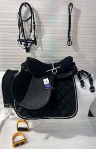 Ensemble de selle de cheval haut de gamme en matière synthétique incassable, arbre en plastique, plusieurs couleurs disponibles - Selle d'endurance de pointe - Product Image 3