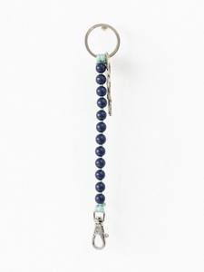 Trending Black Beaded Double Strand Keychain Long Strap Strong Clasp <b>Key</b> Holder Minimal <b>Car</b> Keyring Fashion Accessory - Product Image 6