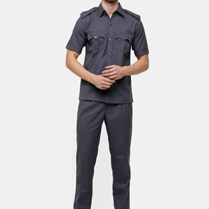Ensemble uniforme de sécurité en polyester/coton, vêtements de travail toutes saisons pour le personnel, patrouille et tenue de travail - Product Image 1