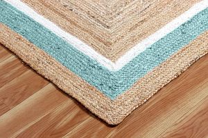 Wholesale Handwoven Seagrass Jute <b>Rug</b> Natural Carpet Indoor Outdoor Floor Mat Home Decor Made by KingCraftViet OEM ODM - Product Image 5