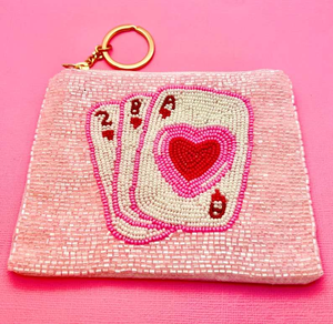 Monedero Clásico con Cuentas de Colores Mixtos, Bordado a Mano con Letras, Bolsa Ecológica para Monedas, Tarjetas y Maquillaje para Mujer - Product Image 6