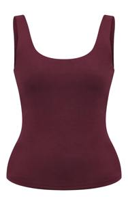 Débardeur Halter Uni Grande Taille pour Femme – Style Décontracté en Tissu Extensible Polyester/Coton, Séchage Rapide et Respirant pour l'Été - Product Image 4