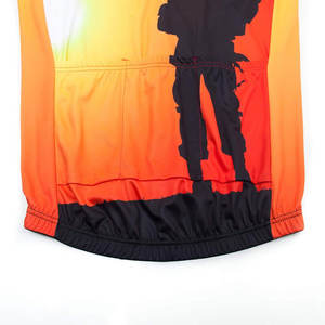 Maillot de cyclisme personnalisé léger, antibactérien, écologique, respirant, à séchage rapide, à manches longues pour hommes - Product Image 6