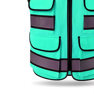 Gilet de sécurité réfléchissant haute visibilité avec bande 3M pour les travailleurs du bâtiment - Product Image 4
