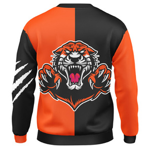 High Quality Custom Men's Cotton O-Neck Winter Breathable Zipper-Up <b>Sweatshirt</b> OEM <b>Plain</b> Dyed Plush Jogger Black Wholesale - Product Image 4