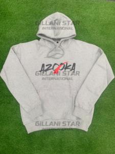 Unisex Winter Hooded Gray Hoodie and Sweatpants <b>Tracksuit</b> Full Length Casual Wear with Front Logo Print Breathable Heavyweight - Product Image 4