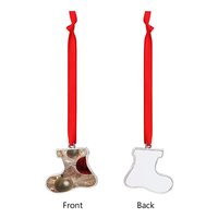 Décorations de Noël incontournables : Ornements métalliques de Noël, pleins de joie, pour une ambiance chaleureuse et douillette, prêts à l'exportation, faciles à accrocher.