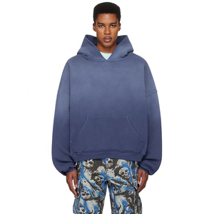 Sudadera con Capucha de Invierno de Diseño Esencial con Pedrería, de 350 Gramos, de Gran Tamaño, Lavada, con Hombros Caídos, de Alta Calidad, Personalizada de Fábrica - Product Image 1