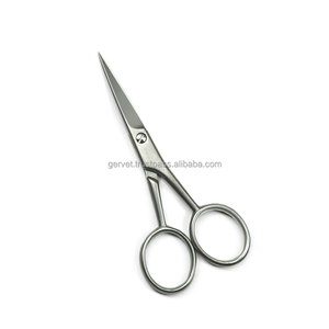 Tijeras de Acero Inoxidable de Grado Médico de Calidad Premium para Manicura, Cejas y Bigote, con Tornillo Real de 4 Pulgadas - Product Image 6