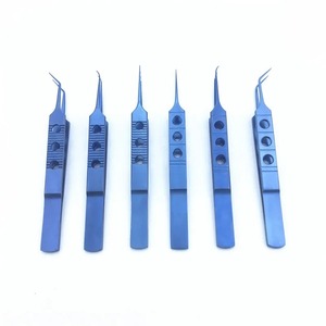 Pinzas Dentales Azules con Empuñadura Moleteada, 3 Posiciones de Mandíbula, Instrumento Quirúrgico Manual Clase I, Kit de Pinzas de Precisión de Aleación de Titanio - Product Image 5