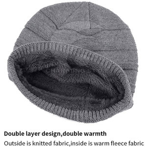 Venta Directa de Fábrica, MOQ Bajo, Gorros de Lana a Bajo Precio, Gorros de Lana de Marca Privada para Venta en Línea, Jacquard - Product Image 4