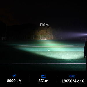 ไฟฉายคาดศีรษะ ZeroBeam H50 แบบพกพา แสงกว้าง 8000 ลูเมนส์ ระยะส่องไกล 561 เมตร ชาร์จไฟได้ ใช้หลอด LED พร้อมที่ยึดหมวกกันน็อค มาตรฐาน IP67 เหมาะสำหรับการเดินทาง - Product Image 6