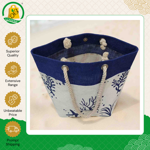 Distribuidor Confiable que Vende Bolsas de Compras de Yute Teñido Ecológico, Impresas a Medida, Hechas en India, de Alta Calidad - Product Image 5