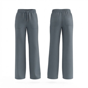 Pantalones de Trabajo Premium de 200 GSM, Tejido Elástico de Polialgodón, Cintura Elástica con Cordón, Logotipo Personalizado, Uniforme Médico - Product Image 1