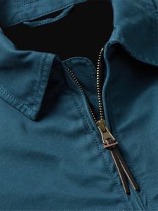 OEM Wholesale Custom Colors Design Heavyweight Canvas <b>Worker</b> Lined Zipper Up Casual <b>Jackets</b> 100% Cotton Men Denim <b>Jacket</b> - Product Image 3