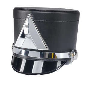 Chapeau shako élégant conçu pour les défilés cérémoniels, avec des bordures ornées et une visière classique, chapeaux shako pour tenue formelle - Product Image 5