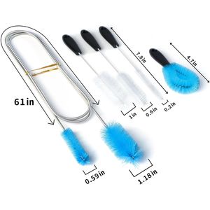 Spazzola Flessibile per la Pulizia del Tubo di Scarico dell'AC, Specifica per la Pulizia di CPAP e Scarichi Doccia, Ideale per la Pulizia di Tubi - Product Image 4