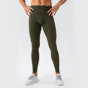 Wholesale <b>Men</b> Fitness Leggings <b>Compression</b> Running Gym <b>Tights</b> Spandex Elastic Waist Full Length Quick Dry Stretch Sportswear - Product Image 1