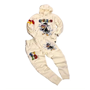Conjunto Deportivo de 2 Piezas para Hombre con Logotipo Personalizado OEM, 100% Algodón, Secado Rápido, Transpirable, Marca Privada - Product Image 1
