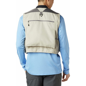 <span class=keywords><strong>Gilet</strong></span> Tattico <span class=keywords><strong>Beige</strong></span> da <span class=keywords><strong>Uomo</strong></span> con Tasche Multiple, Traspirante, per Attività all'Aperto, Stile Casual Estivo - Product Image 2