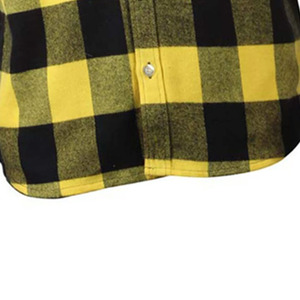 Mens Button Down Check Shirt Modern Slim Fit Checkered Casual Shirt Premium Fabric Factory Direct Wholesale Export - Product Image 2