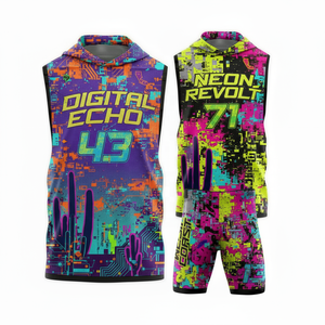 Men Youth 7on7 Uniforms Polyester Custom Breathable Quick Dry Tagless Design Team Sublimation Football - Product Image 2