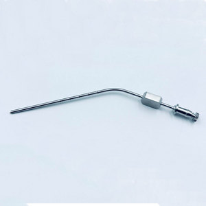 Tube d'aspiration Frazier en acier inoxydable de qualité médicale, autoclavable, réutilisable, instruments chirurgicaux ORL, tube d'aspiration Frazier - Product Image 1