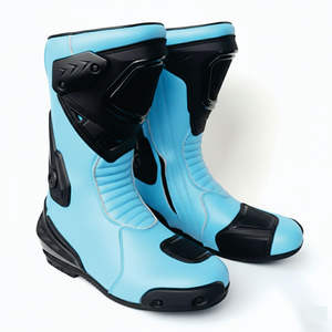 รองเท้าหนังพิมพ์ลายระบายอากาศ กันลม แฟชั่นสำหรับวิ่งและขี่มอเตอร์ไซค์ ผลิตตามสั่ง ป้องกันการสึกหรอ คุณภาพสูง สำหรับผู้ชาย - Product Image 3