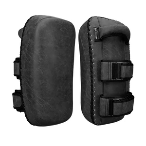 High Quality Muay Thai Pad Curved Kick Boxing <b>Shield</b> Kicking Pads Foot Target Custom Logo Boxing Kick <b>Shield</b> - Product Image 2
