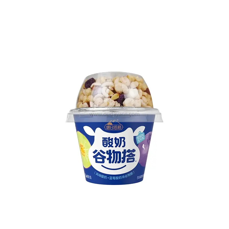 Injection pp jetable 10oz 180g tasse en plastique tasses à crème glacée avec couvercles pour pouding alimentaire yaourt avoine
