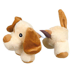 Juguete de Perro de Cuerda con Sonido y Pelota de 17 cm, Juguete Chirriante para Mascotas - Product Image 1