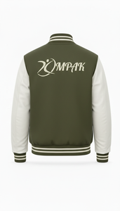 Vêtements d'extérieur de style américain professionnel en cuir avec manches imprimées par sublimation, style élite américain - Product Image 3