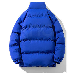 Veste d'hiver matelassée personnalisée à fermeture éclair, en stock, pour homme, en vente en ligne - Product Image 2