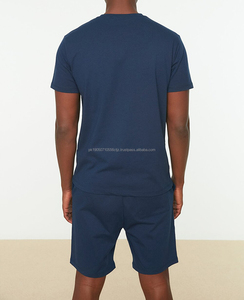 ชุดเซ็ตผู้ชายคุณภาพสูง ผ้าฝ้าย 100% รับสกรีนโลโก้ ไซส์ใหญ่ ระบายอากาศได้ดี น้ำหนักเบา เป็นมิตรกับสิ่งแวดล้อม ชุดลำลองฤดูร้อน 2 ชิ้น - Product Image 6