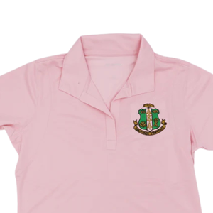 Polo Deportivo AKA para Mujer, Color Rosa, en Micropique, con Bordado, para Golf - Product Image 4