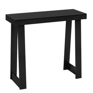 Consolle moderna in rovere da 36 pollici, stretta e lunga, con piano rettangolare in legno, ideale come tavolo d'ingresso o mobiletto di appoggio per divano - Product Image 1
