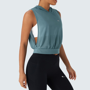 Camiseta sin Mangas Casual para Mujer, Tejida en Spandex/Algodón, 220g, Ecológica, de Secado Rápido y Transpirable, de BE DOT GARMENTS ENTERPRISES - Product Image 5