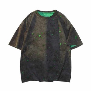 เสื้อยืดคอกลมแขนสั้นทรงปกติสำหรับผู้ชาย สีมัสตาร์ด ผ้าเจอร์ซีย์คอตตอน 100% สไตล์ลำลอง ปรับแต่งได้ ด้านหน้าผ้าถักระบายอากาศ - Product Image 6