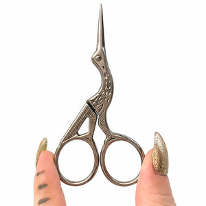 Premium Quality Small Embroidery Scissors Stainless Steel Fine Tip <b>Precision</b> <b>Tool</b> for Sewing Craft & Tailor Use - Product Image 1