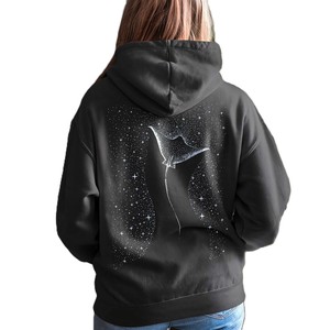 Sweat-shirt à capuche unisexe vert et blanc avec strass, coupe régulière, décontracté, en coton tricoté, poche surdimensionnée, pour l'automne - Product Image 1