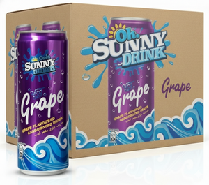 RTD Can Carton Icy Cold Grape <b>Soft</b> <b>Drinks</b> Popular Carbonated <b>Drinks</b> 2026 Trending Product Malaysia Manufactures Low Price Items - Product Image 1
