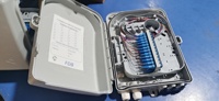 Boîtier de distribution de fibre optique TRISTAR FDB -TS-08C 16 cœurs ABS FTTX pour réseau, étanche intérieur/extérieur, télécommunications