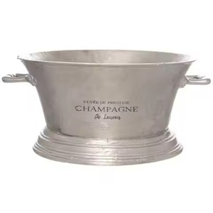 Polished Finish Metal Ice Beverage Tub Stainless Steel Ice Cooler <b>Bucket</b> Wine Beer Chiller Tub Event Use - Product Image 6