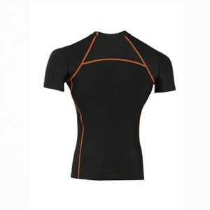 Camiseta Deportiva de Manga Corta para Hombre, Ajustada, de Compresión, Secado Rápido, Transpirable, Anti-UV, para Entrenamiento en el Gimnasio - Product Image 2