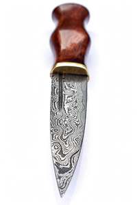 Abridor de cartas ejecutivo de acero de Damasco hecho a mano, herramienta decorativa de escritorio con mango de madera y metal - Product Image 2