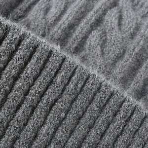 Gorro de Invierno para Mujer, de Terciopelo, Cálido, Tejido, Ligero, con Diseño Jacquard, Gorro de Lana para Hombre, Venta al Por Mayor - Product Image 3