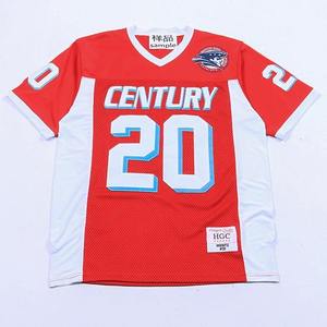 Maillot de sport personnalisé à col en V imprimé par sublimation - T-shirt graphique streetwear de haute qualité pour hommes, personnalisable avec le numéro 20 - Product Image 1