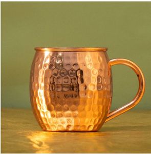 High-End Hammered <b>Copper</b> <b>Mug</b> with Unique Designer Handle for Restaurant and Hotel Supply Drinking Vessel - Product Image 5