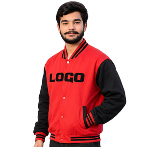 Veste de baseball varsity avec logo personnalisé et patchs sur mesure, coupe ample, patchs de graduation pour les détaillants américains - Product Image 2